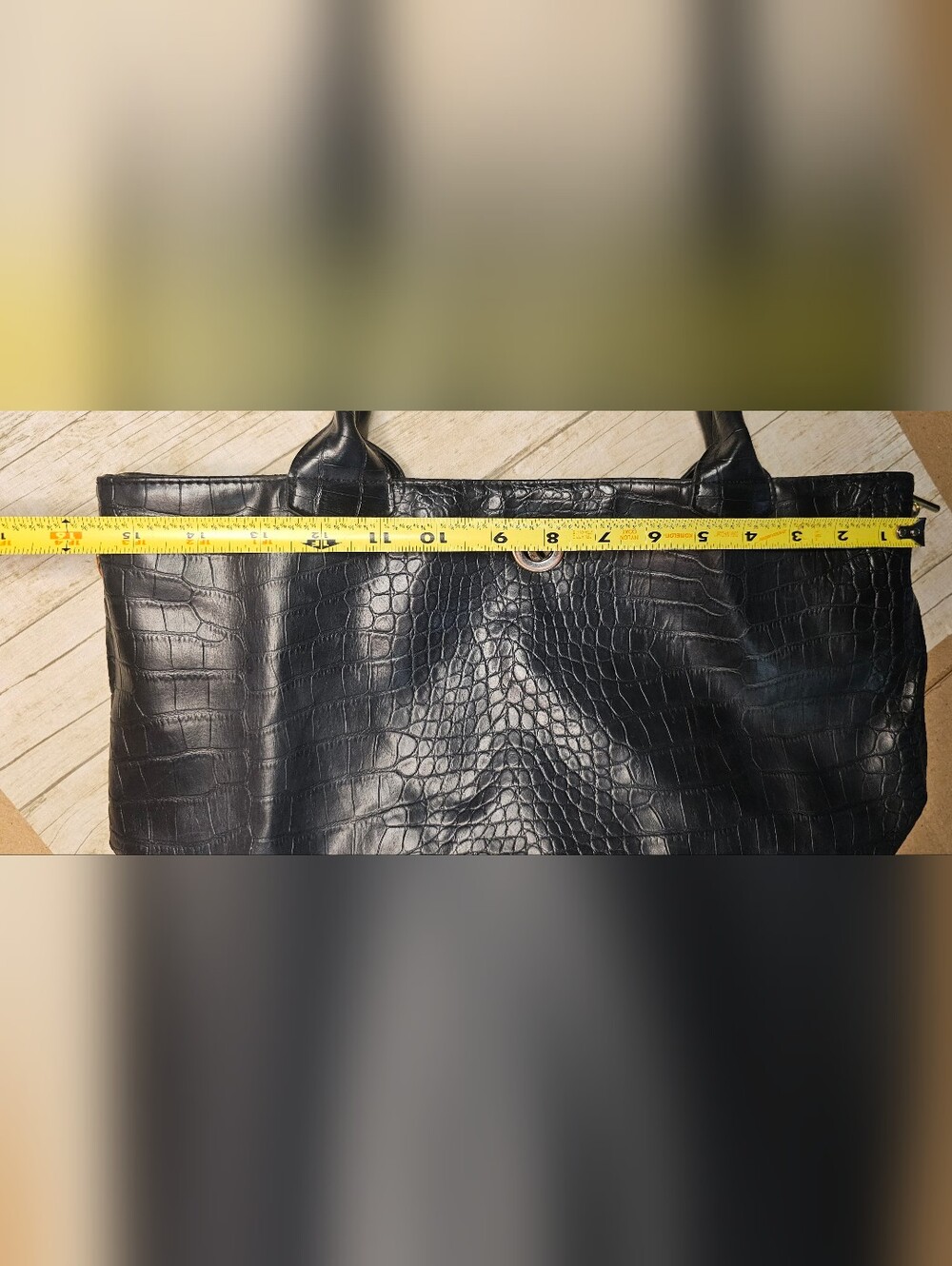 [Betty Barclay] Black Leather ♡♡ Over The Shoulder Purse - Picture 11 of 16